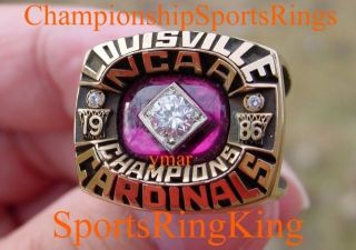 1986 NCAA LOUISVILLE NATIONAL CHAMPIONSHIP 10K RING