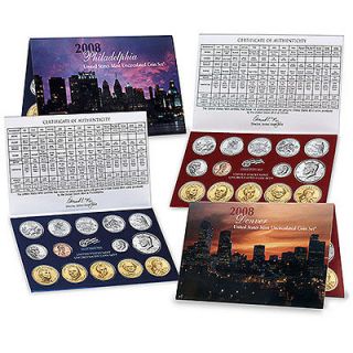 2008 US Mint Uncirculated P and D Annual Coin Set