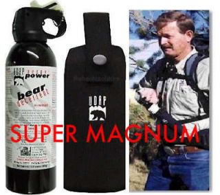 UDAP Super Magnum Bear Spray With Chest Holster 18CP