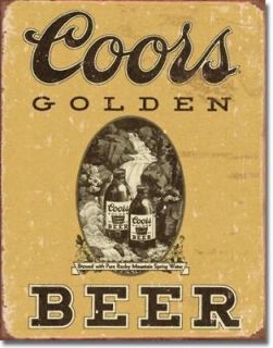 COORS Golden Vintage Beer Rocky Mountain Pub Bar Metal Tin Sign Home 