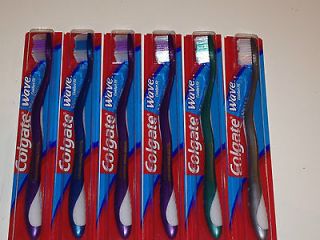 Colgate WAVE Toothbrush Comfort Fit   Compact Soft   Set of 6