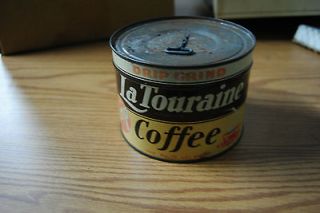 vintage la touraine coffee can (full)