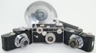 Vintage Film Camera Argus Anastigmat Cintar 35mm w/ Flash Art Deco 