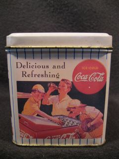 vintage coca cola tins in Tins