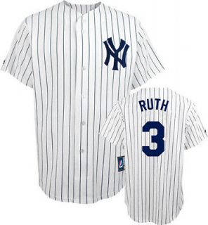 BABE RUTH YANKEES COOPERSTOWN SEWN REPLICA JERSEY XL