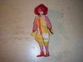 Ronald McDonald Doll 8 Plastic Figurine McDonalds Burger King