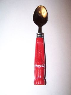 COCA COLA COKE Gibson Stainless Steel Dessert Spoon WOW