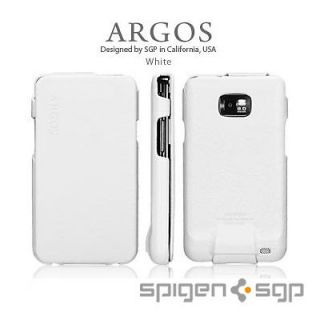 SPIGEN SGP Argos Leather Case [White] for Samsung Galaxy S2 i9100