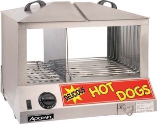 Commercial Hot Dog Steamer Holds 100 Dogs, 30/48 Buns