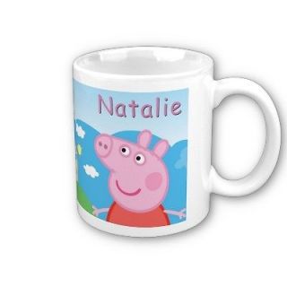 Peppa Pig   Personalised UNBREAKABLE PLASTIC mug / cup