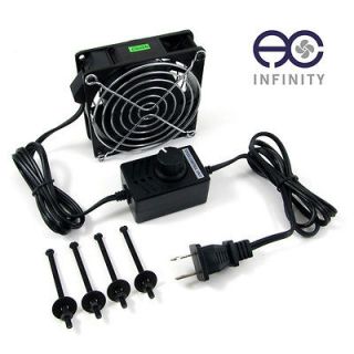   Control Cooling Fan System. For Amplifiers Stereo Computer Cabinets