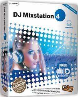 EJAY   DJ Mixstation 4   Digital Music Mixing Desk PC