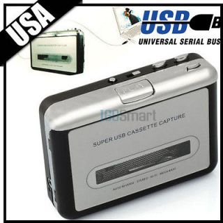   to PC USB Super Cassette to  Converter Capture Audio Music Player