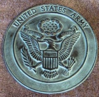 Concrete Plastic MOLD U.S. Army Emblem Plaque