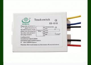 On/OFF Touch Switch For Energy Saving Lamp and Light Pipe etc 170 