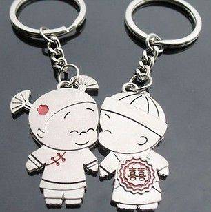 Brand New lover keychain gifts couple key ring Ancient Chinese boys 