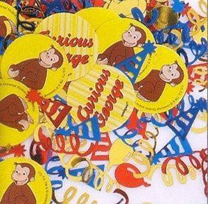 CURIOUS GEORGE Birthday Party Supplies ~ CONFETTI