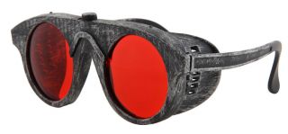 Steampunk Red Lens Eyeglasses Forgeman Adult Halloween Costume 
