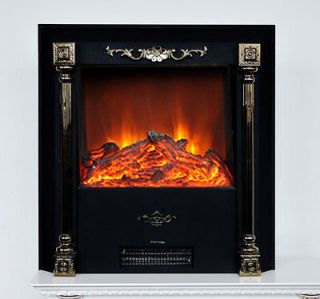 New 25 LED Flame Freestanding Electric Fireplace Warm Heater W 