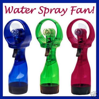 New Portable Water Mist Spray Misting Cooling Cool Fan