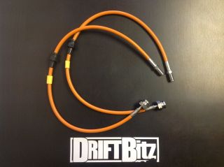   GTST   200SX S13 S14/A Braided Brake Lines / Conversion Hoses   Front
