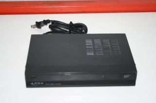 APEX Model DT250 Digital TV Converter Tested NO REMOTE