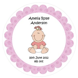 PERSONALISED Edible Cake Toppers   New Baby Boy   Various sizes 