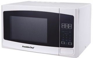 Franklin Chef FC100W White Microwave Oven with 1.0 Cubic Foot Capacity
