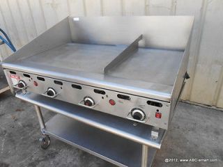 48 VULCAN THERMOSTATIC GAS HEAVY DUTY GRIDDLE FLAT GRILL 948RX