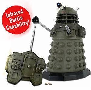   Who Ironside DALEK Infrared RC Remote Control 5 Lights Sound SFX