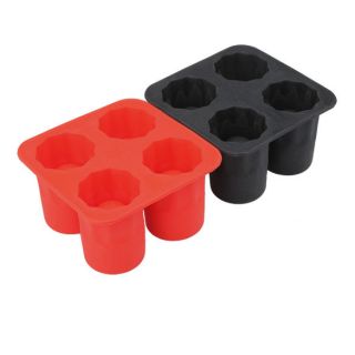 Shooters Cool Ice Tray Party Supplies Shot Glasses F
