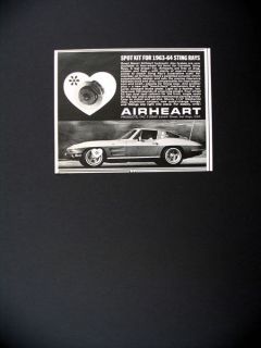 Airheart Corvette Sting Ray Brake Kit 1964 print Ad