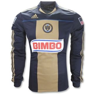   Adidas MLS Philadelphia Union Authentic Long Sleeve Home Bimbo Jersey