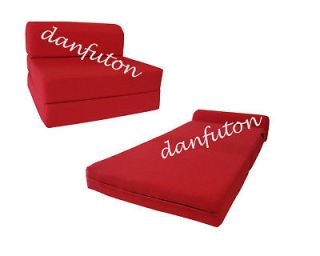   Sleeper Chair Folding Foam Bed Sofa Couch Foam Beds 32W x 70L Red