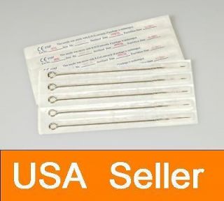 50 U Pick Tattoo Machine Sterile Disposable Needles 1/3/5/7/9/11/13/15 