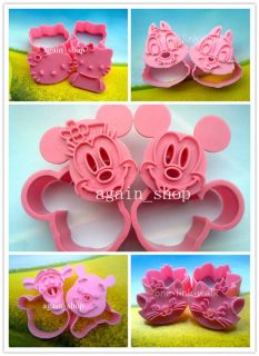 NEW GIFT Mickey Mouse Cookie Cutter Fondant Cake Sugarcraft Cartoon 