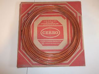 Newly listed 50 FT COIL COPPER REFRIGERATION TUBE 3/16