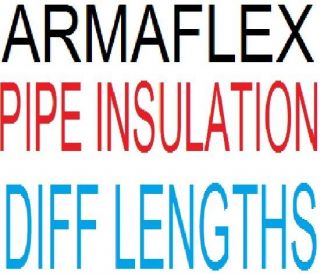 NEW 15mm copper pipe/tube Insulation/lag​ging/armaflex