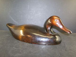 Vintage Wooden Decorative Duck Decoy 1981 Folkart