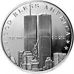 God Bless America 9/11 10th Anniversary 1 Troy Oz. .999 Fine Silver 