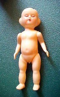   Plastic Baby Doll w Movable Arms & Legs + Opens & Closes Eyes