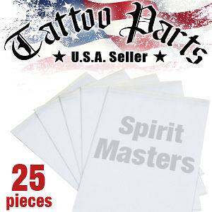   pcs Spirit Master Tattoo Thermal Copier Transfer Sheet Paper Stencil