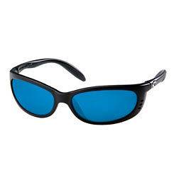 Costa Del Mar Sunglasses FATHOM BLACK BLUE 580 NEW