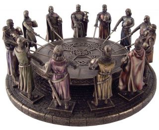 King Arthur & Knights of the Round Table Bronze Figure