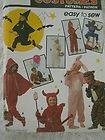   7915 JUMPSUIT COSTUME Sewing Pattern Child Devil Witch Bunny