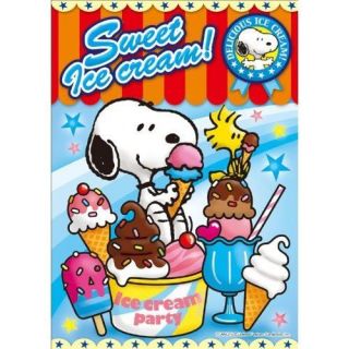    sha Jigsaw Puzzle 1 94 Peanuts Snoopy Sweet Ice Cream (108 Pieces