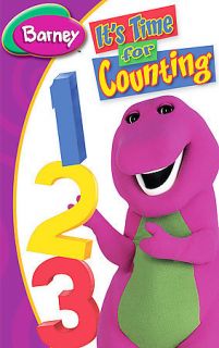 barney its time for counting in VHS Tapes