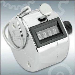 Manual Hand Tally Mechanical Palm 4 Digit Click Counter