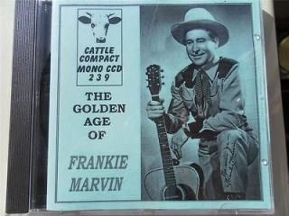   FRANKIE MARVIN  THE GOLDEN AGE OF  WESTERN SWING HILLBILLY COUNTRY
