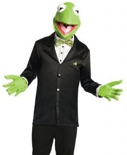 Mens Adult Halloween Muppets Kermit the Frog Costume